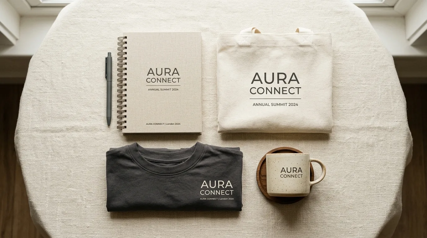 Merchandising corporativo personalizado: indumentaria, tazas y cuadernos
